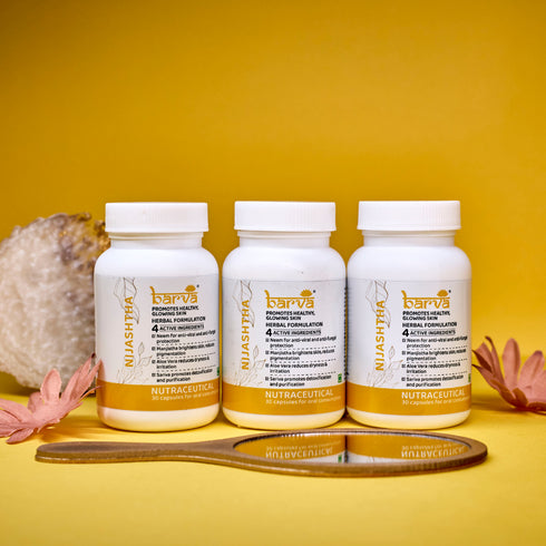 Nijashtha Pack of 3 with a Free Handle Mirror & a Free Mulshudhi